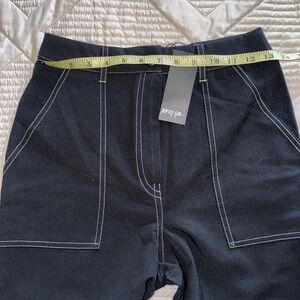 Nasty Gal black wide leg pants . Size US 0 UK4